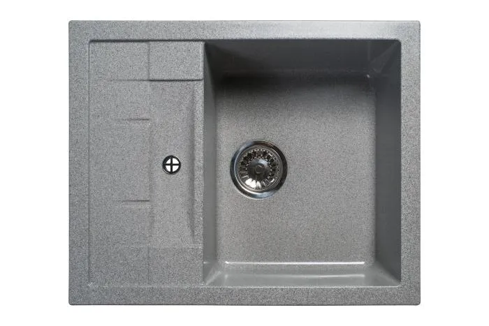 Мойка 610*500 квадратная с крылом 05 Мокрый асфальт(Карелия)