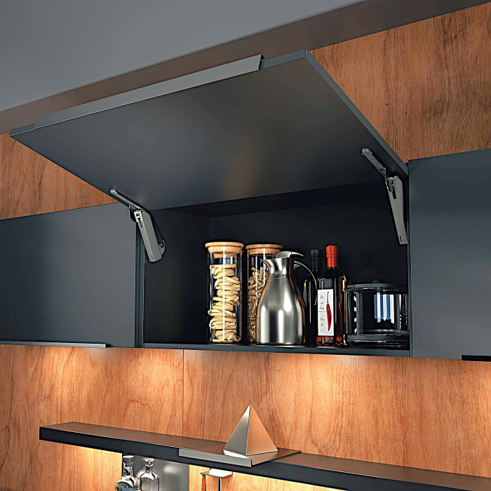 Мех-зм подъема FREE Space серия F, серый/никель (225-650) 4.6-19.1кг лев+прав