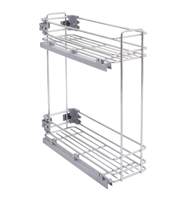 Корзина 200 боков. крепл.2-х ярусн левая, напр Hettich п/в Push Open, Chianti Италия