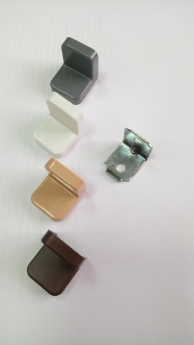 Уголок металлический с накладкой 16х20 серый (1000)