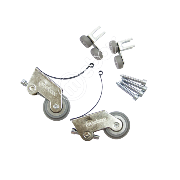 Комплект роликов для ручки С МП 39мм ( 2 верх+2 нижн+6 винтов)