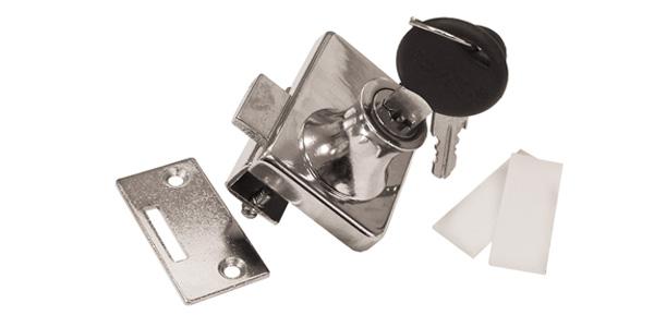 Замок 258 ZCP для 2-х стекл дв. BOYARD (12)