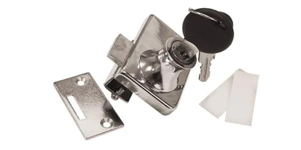 Замок 258 ZCP для 2-х стекл дв. BOYARD (12)