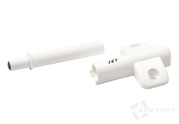 Амортизатор фасада накладной, вкладной, разборный белый (80шт) JET