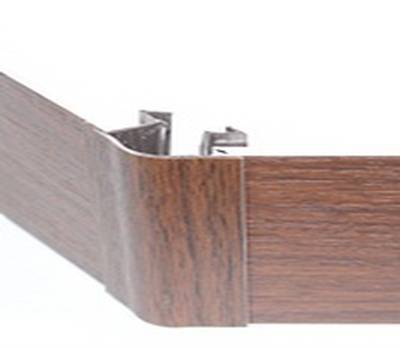 Угол для цоколя 90гр Орех Экко Н100мм(пр-во Россия)