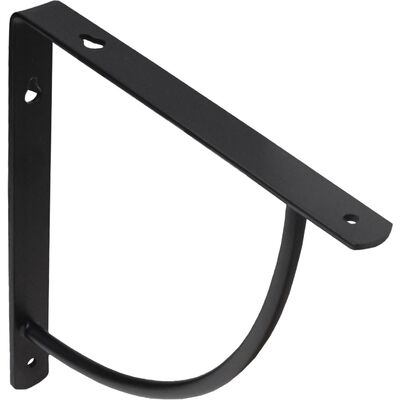 Полкодержатель угловой Орбит черный, 200*200 мм, AKS Китай