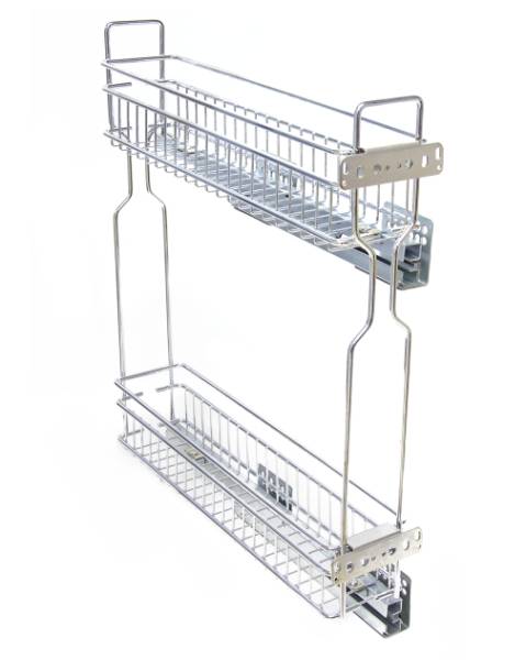 Корзина 150 боков. крепл. 2-х ярусн. в верх. базу с дов. левая JET