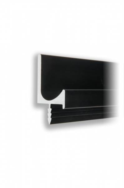 Ручка-профиль 003BL врезная (черный матовый) 3м, BOYARD (10)