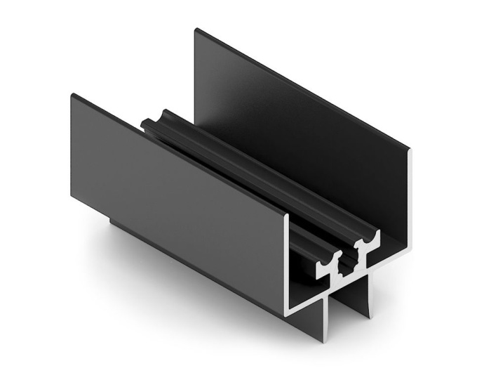 Рамка верхняя 4в1 черный матовый 5м ARISTO