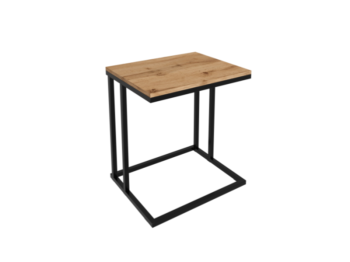 Каркас стола "ОДИН" H-550 мм черный в стиле Лофт , пр-во Россия