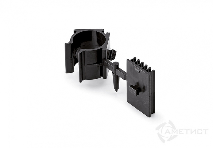 Клипса-держатель для цоколя из алюминия и пластика GZR58-02 SCILM