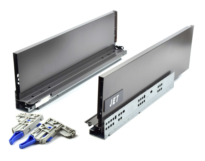 Ящик JETBOX ULTRA Н-120 с дов. полн. выд.350мм антрацит JET