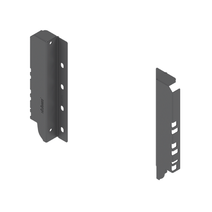Держатель задней стенки из ДСП TANDEMBOX Н=167мм (C) левый серый орион Z30C000S HO-R L BLUM