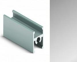 АЛ Матовое Серебро Рамка средняя под винт 6м МП