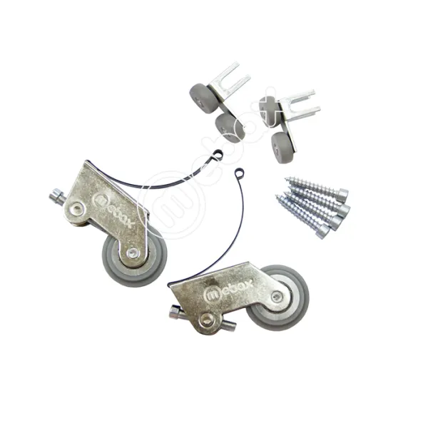 Комплект роликов для ручки С Мебакс 39 мм ( 2 верх+2 нижн+6 винтов)