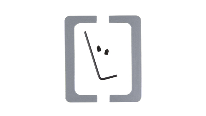 Комплект закрытых заглушек 050GOLA профилю С (лев+прав), серый BOYARD