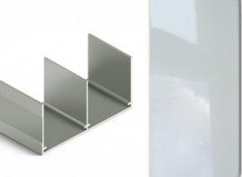 АЛ Белый глянец Верхняя направляющая 5,8м