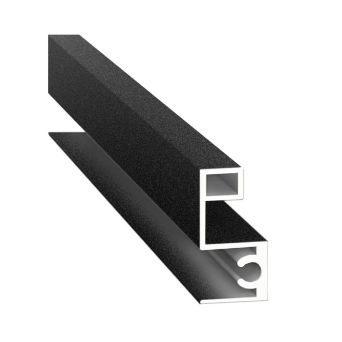 АЛ Черный матовый Рамка верхняя 6 м ( к узкой системе 163,164,165) с камерой 213 МП