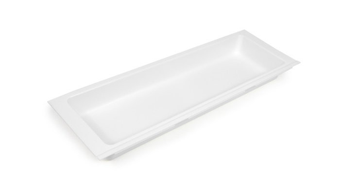 Лоток для ложек и вилок 157*480*45 BOYARD, 1 отдел, белый