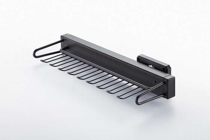 Вешалка для галстуков полного выдвижения с довод. цвет Мокка, Unihopper