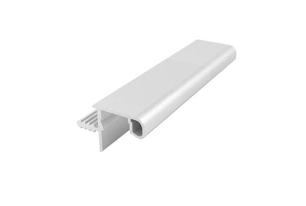 Ручка-профиль GOLA горизонт. Г-обр в верх. базу 6 м + рассеив. 3шт черный муар LED PREMIAL