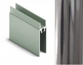 АЛ Серебро ГЛЯНЕЦ рамка нижняя 6м МП