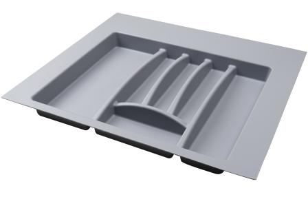 Лоток для ложек и вилок 600 мм серый, Union Plast (Италия)