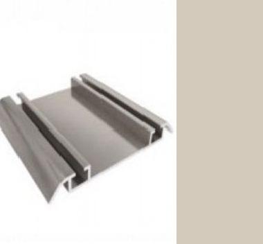 АЛ Капучино СОФТ ТАЧ/Кашемир Серый Нижняя направляющая 6м МП