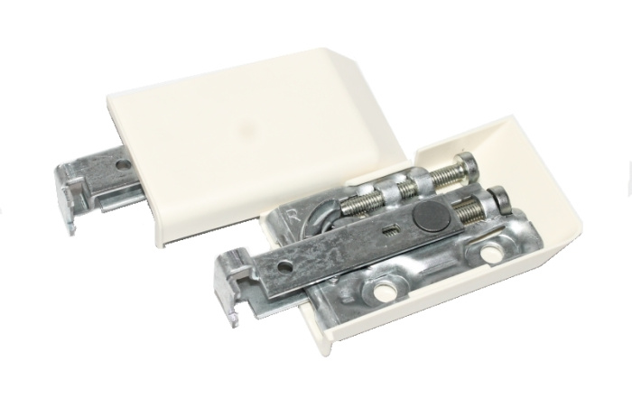 Навес для мебели, материал ZnAl (комплект L+R c  белыми заглушками и  планками 2 шт) МП