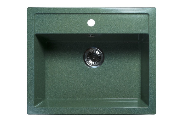 Мойка 610*500 квадратная 011 Белая (Пломбир)