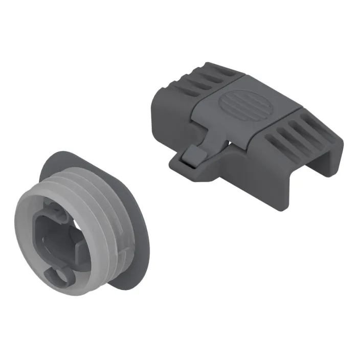 Ручка с поводком Legrabox/Merivobox для внутреннего ящика, серый орион ZI7.0M07 MI/MG BLUM