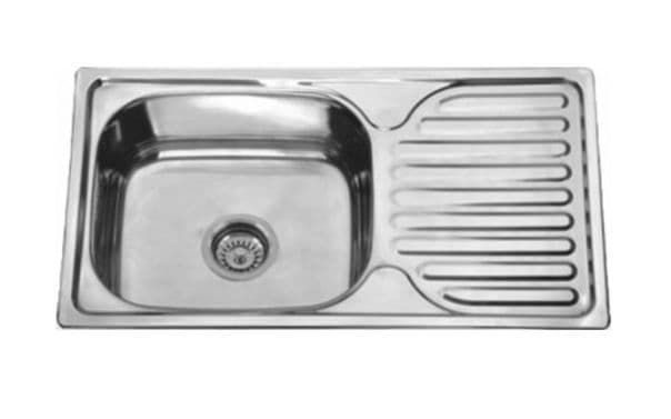Мойка 760*420*160*0,6мм врез универ с сифоном Китай (10)