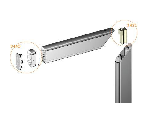 Крепление к стене/потолку, матовый черный STILOS Италия