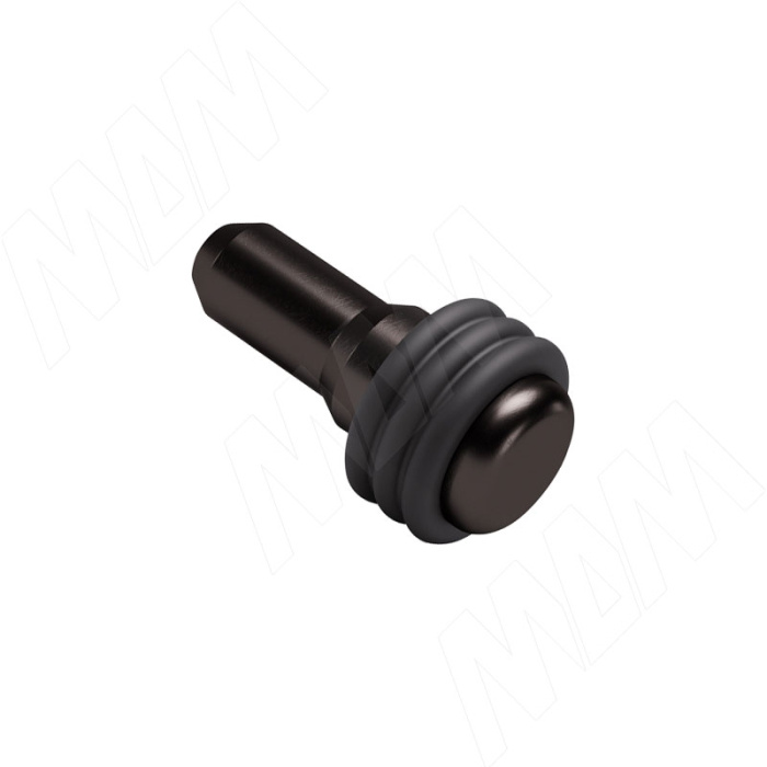 Полкодержатель для стеклянных полок, черный никель OR Италия