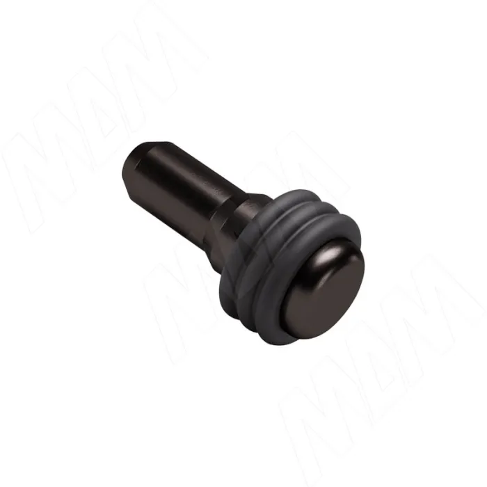 Полкодержатель для стеклянных полок, черный никель OR Италия