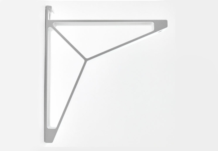 Полкодержатель угловой 903 белый EUREKA