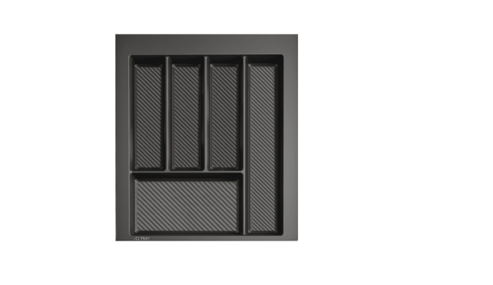 Лоток для ложек и вилок 450 мм AQ TRAY графит