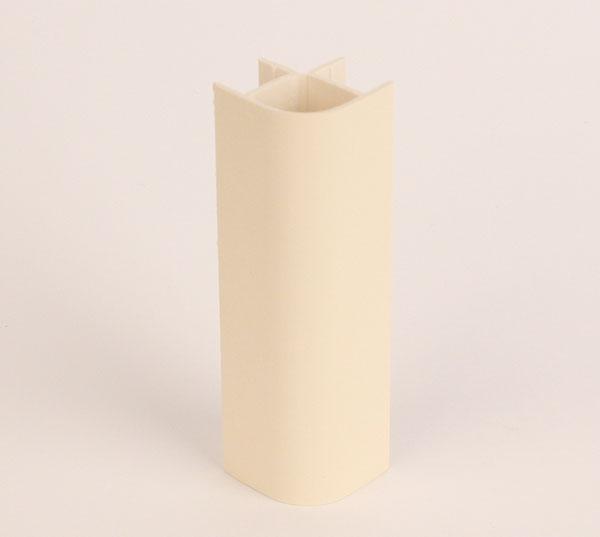 Угол для цоколя 90гр Ваниль Н100мм(пр-во Россия)