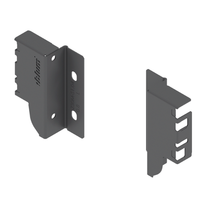 Держатель задней стенки из ДСП TANDEMBOX Н=84мм (М) левый серый орион Z30M000S L BLUM