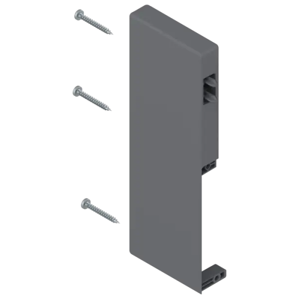 Держатель передней панели  TANDEMBOX Н=167мм (C) левый правый серый ZIF.74C0 FRO BLUM 