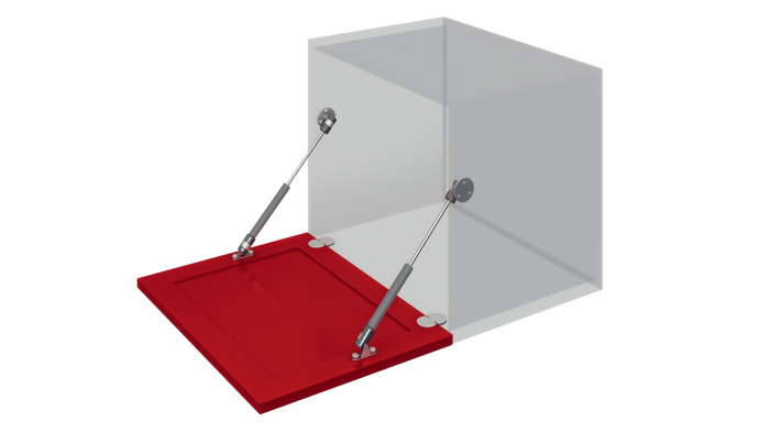 Газ лифт 100N BOYARD 103GL секретерный графит