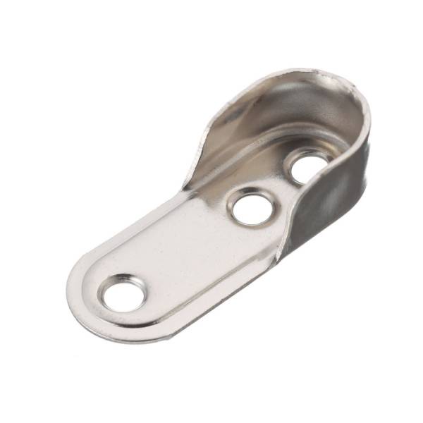 Штангодержатель для овальной трубы хром штамповка