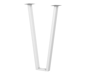Ножка для столешницы V-образная 710мм белый, Россия