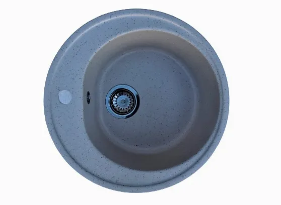 Мойка 500*500 круглая 01 Серая