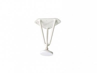 Опора для мебели Н-100 белая регулируемая усиленная 9005, пр-во Россия