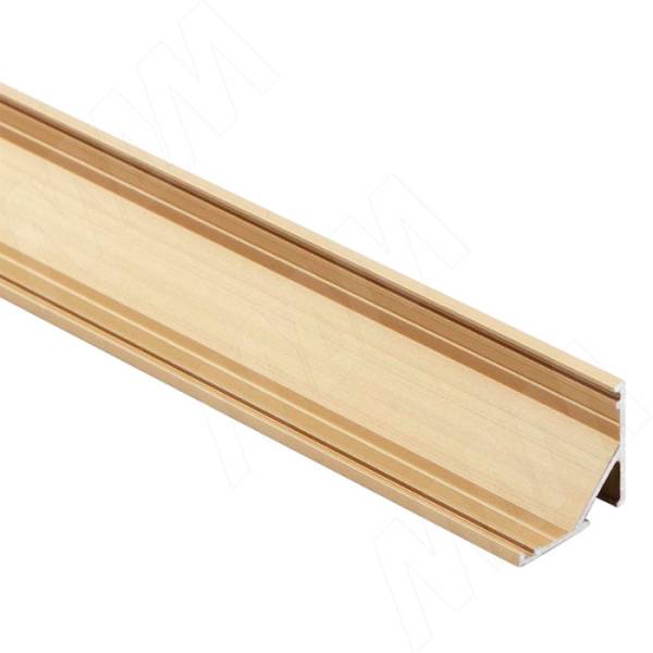 Профиль угловой для овального рассеивателя CM2, золото, 16*16мм, L-2000