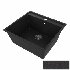 Мойка 555*495 прямоугольная ДЕНЕБ Звездная ночь гл сифон