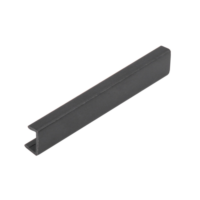 Заглушка цоколя Черный Матовый Н100мм