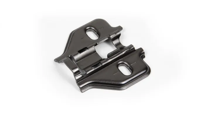 Планка д/петель трапецевидная NEO H3012, черный никель H=2 BOYARD (400шт)