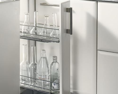 Корзина 150 боков. крепл. 2-х ярусн. напр. част. выдв. Hettich с дов. правая Vibo 